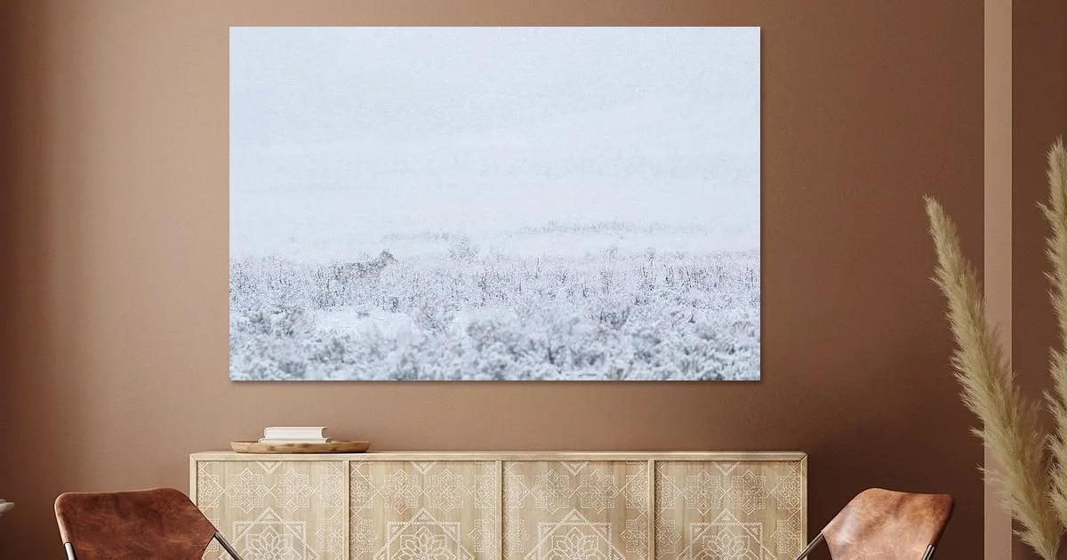 Wolf in the snow | Wolf Art Print