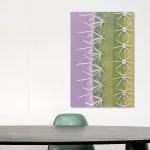 Buy this Trendy cactus - touch of violet print.