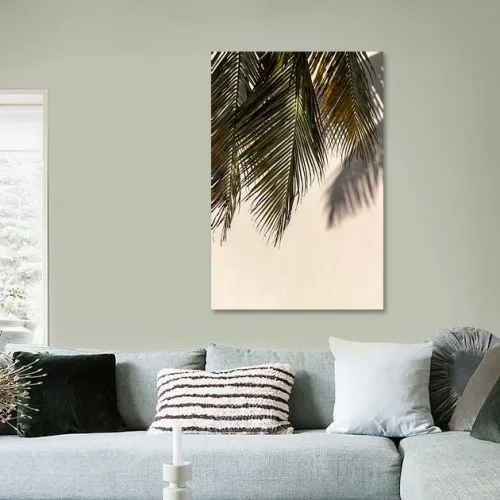 Buy this Palm leaves Curaçao print.